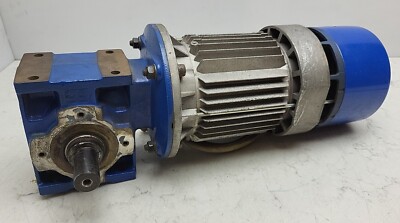 MGM Brake Motor BA 71B4 277/480V w/ Rossi MR V 40U02A Gear Reducer 50:1 Ratio