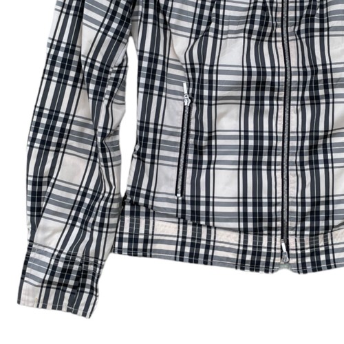 GUESS Checkered Jacket, Lightweight Jacket, Women's Windbreaker - Picture 6 of 16