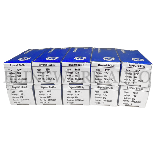 10PCS TUNGSRAM OEM H6W BAX9S 12V 6W Halogen Replacement Light Bulbs for BMW F30 - Picture 2 of 4