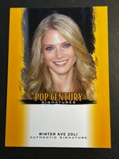 2012 Leaf Pop Century GOLD PROOF MISSING AUTO & #/1 Winter Ave Zoli