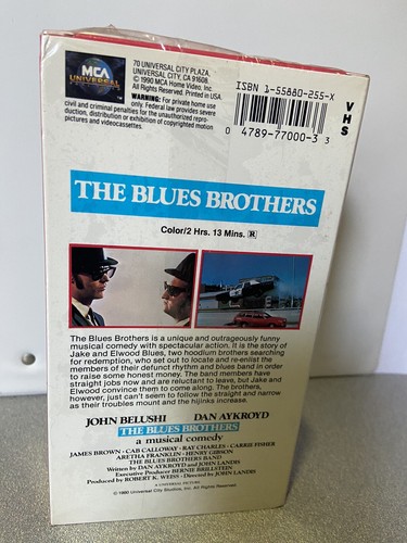 Blues Brothers VHS Brand New Factory Sealed Watermark MCA Home Video - Picture 3 of 4