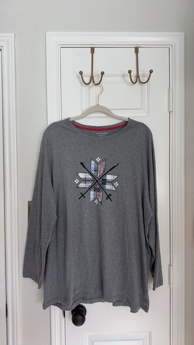 Vera Bradley Snowflake Crew Neck Long Sleeve Sz 3x Pre Owned - Picture 2 of 5
