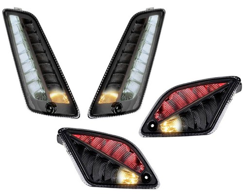 Blinker Set MOTO NOSTRA 2K22 vorne+hinten smoked dynamisch LED für Vespa GTS 19- - Bild 3 von 9