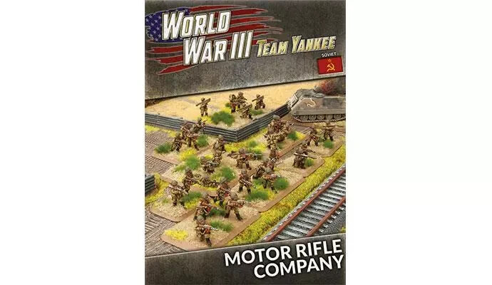 Мотострелковая рота Советской команды времен Третьей мировой войны Yankee Flames of War tsbx18