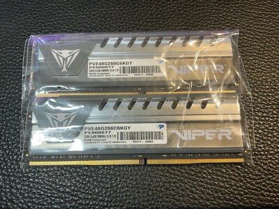 VIPER 2x 4GB = 8GB DDR4 PVE48G266C6KGY 266MHz PC4-21300 CL.16  12V