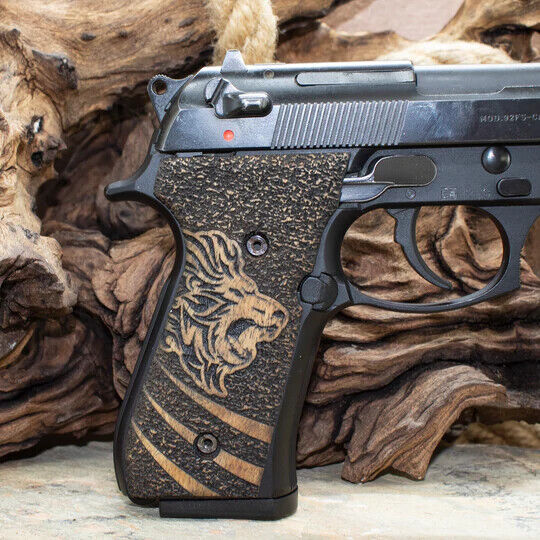 Beretta 92FS 96 98 M9 Walnut Handgun Grips Pistolengriffe handmade Walnut Wood 