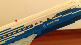 LEGO Boeing 787 Dreamliner Set 10177 No Box w/Manual Used from Japan