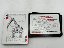 VTG Please Call Before You Dig Playing Cards Gemaco Made in USA