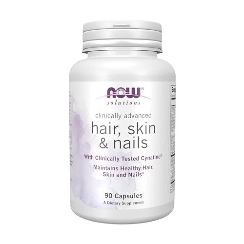NOW FOODS Hair Skin & Nails 90 Veg Capsules - Image 4 of 4