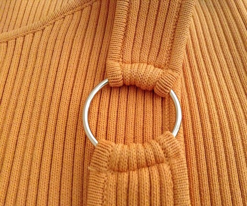 GUESS Marciano Cut Out Body Con Rib Sweater Dress Size M New with Tags - Picture 7 of 11