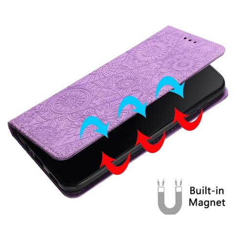 For iPhone 15 14 13 12 11 Pro Max XS XR 7/8 Plus Wallet Case Leather Flip Cover - Picture 10 of 41