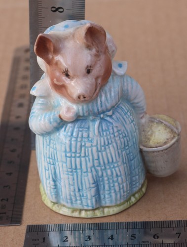 Figura de colección Beswick (616) Beatrix Potter tía Pettitoes. P&P gratis en Reino Unido - Imagen 9 de 10