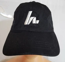 Howies Hockey Club Strap Back Baseball Hat Cap Black White Embroidered VTG