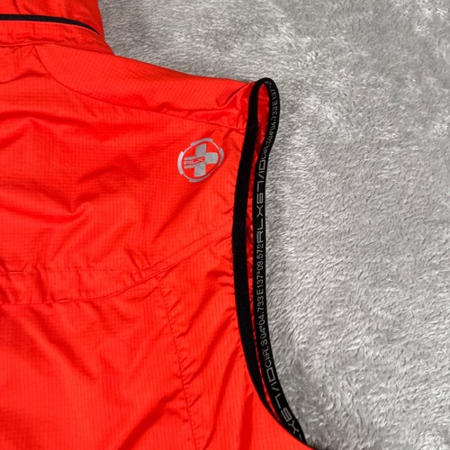 RLX Ralph Lauren Vest Mens XL Red Windbreaker Packable Hooded Full Zip Golf - Picture 5 of 11