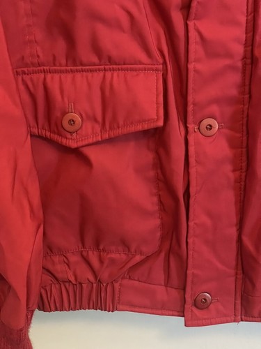 Chaqueta Pendleton Lobo Para Hombre Roja/Marate Vintage Forrada a Cuadros Talla Mediana - Imagen 4 de 9