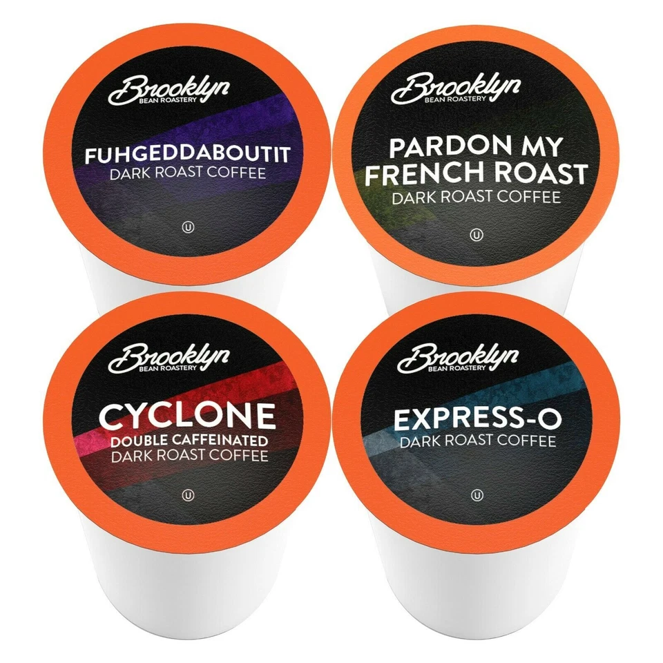 Brooklyn Beans café molido tostado oscuro, Fuhgeddaboutit, paquete de 6 (72 onzas Foto 2 de 4