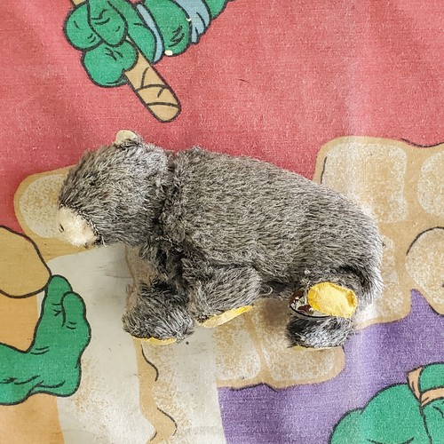 Vintage 1950s MODERN TOYS Mechanical Wind-Up Walking Bear - Made in Japan 1502 - Picture 3 of 5