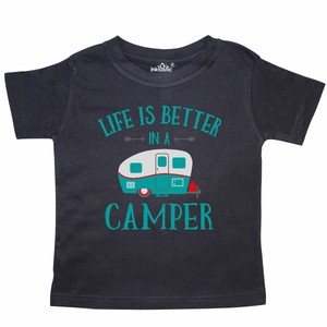 Inktastic-Life-039-s-Better-In-A-Camper-Toddler-T-Shirt-Life-Is-Camping-Happy-I-Love