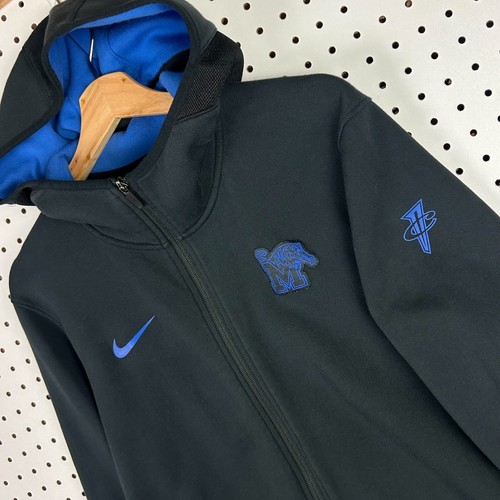 Nike Memphis Tiger Basketball Jacket Medium Penny 1 Cent Logo Black Warm Up Tech - Picture 3 of 7