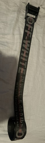 Off White Gürtel schwarz-weiß Industrie TM will 5400 Pfund - Bild 2 von 3