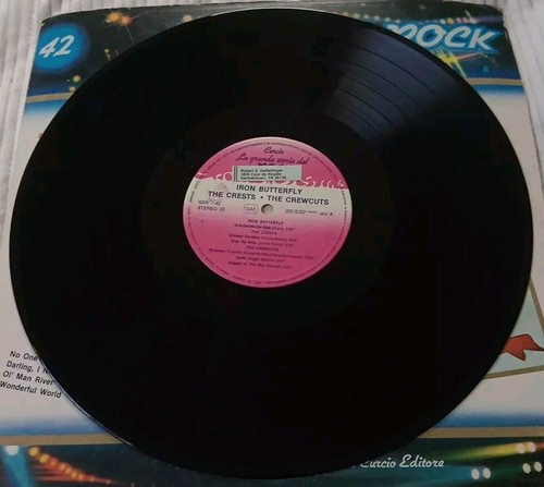 LP 12" LA GRANDE STORIA DEL ROCK IRON BUTTERFLY CRESTS SAM COOKE - Picture 3 of 4