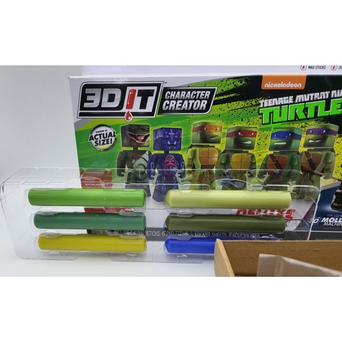 3D IT Character Creator 6 Teenage Mutant Nija Turtles Deluxe Refill Pack NEW - Picture 7 of 18