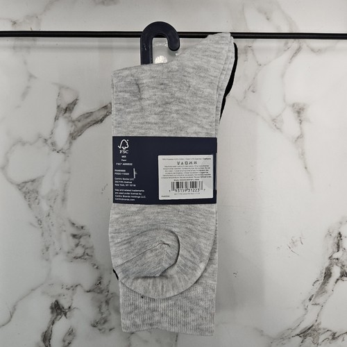 6 pares de calcetines cortos de algodón para hombre talla 6-12 gris negro verde azulado acanalados Top nuevos - Imagen 5 de 7