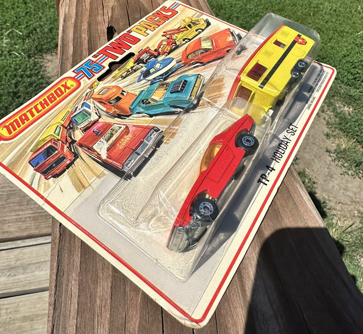 VINTAGE MATCHBOX SUPERFAST 75 two packs TP-4 HOLIDAY SET - SEALED