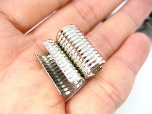Punta cilíndrica acanalada cable tapa extremo puntas plegables puntas retorno cable engarzado extremo - Imagen 14 de 24