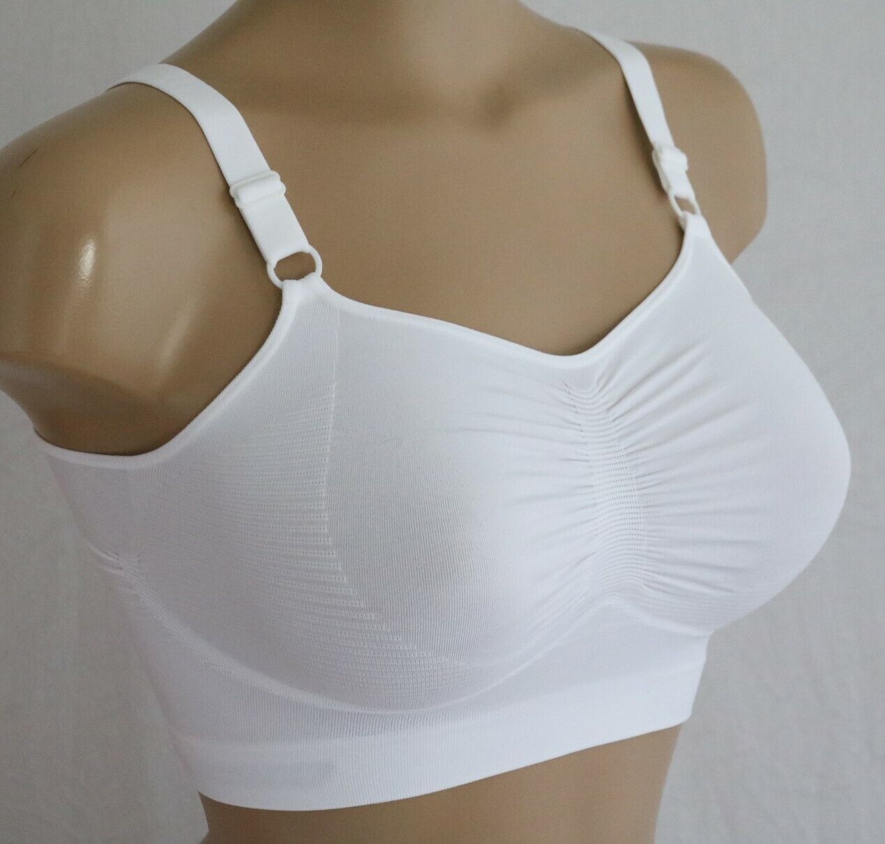 ♥Schlankstütz KOMFORT-SPAGHETTI Bustier Gr. XL 46/48 weiß *PERFECT PUSH* SK3♥ ♥Schlankstütz KOMFORT-SPAGHETTI Bustier Gr. XL 46/48 weiß *PERFECT PUSH* SK3♥