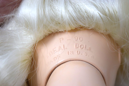 Vintage Ideal Doll P90 Platinum Blonde Stitched Hair Toni 1950s - Picture 8 of 12