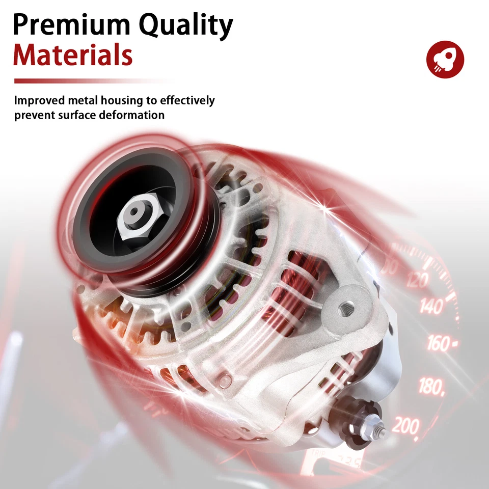 For Suzuki Grand Vitara 2001-2005 XL 7 2001-2006 2.5 2.7L Alternator 102211-2400 - Image 4 of 4