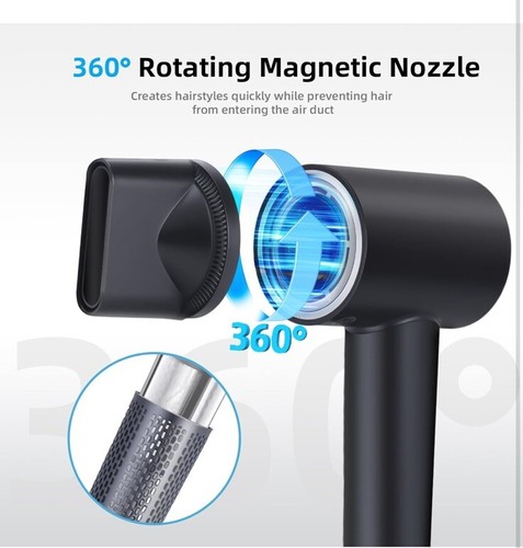 Secador de pelo iónico negativo inteligente de alta velocidad EVELYN Smart Shot con difusor - Imagen 3 de 4