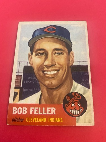 1953 Topps - #54 Bob Feller - EX