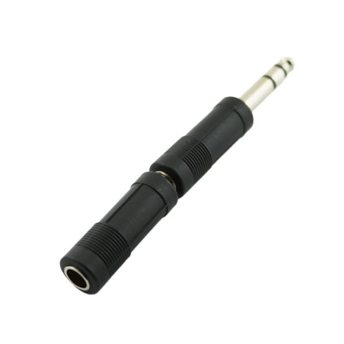 1pc 6.35mm 1/4" Male Plug Stereo TRS to Female Headphone Audio Adapter Converter - Picture 9 of 10