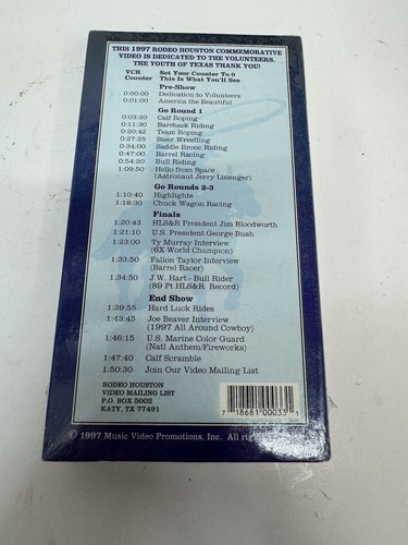 rodeo houston 1997 collectors video sealed - Picture 4 of 4