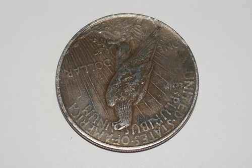 Dólar de plata Peace 1922 $1 sin marca de ceca - Imagen 4 de 6