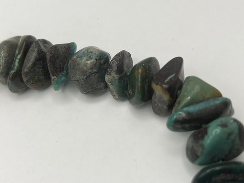 Vintage Chunky Graduated Turquoise Nugget Necklace 21” - Picture 10 of 18
