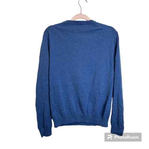 Brooks Brothers 346 100% Pima Cotton Academia Preppy Sweater Men’s L Blue - Picture 2 of 7