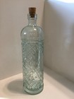 Decorator Glass Bottle Cork Decanter 11.5 In High 10 In Circumference F43