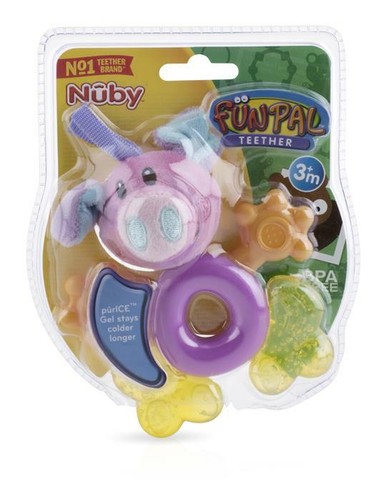 Nuby FunPal Teether - PureIce Gel Filled - 3+ Months - BPA Free - Picture 15 of 20