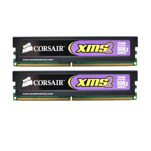 Corsair Memory 2GB (2x1GB) PC2-6400U 800MHz DDR2 CM2X1024-6400C4