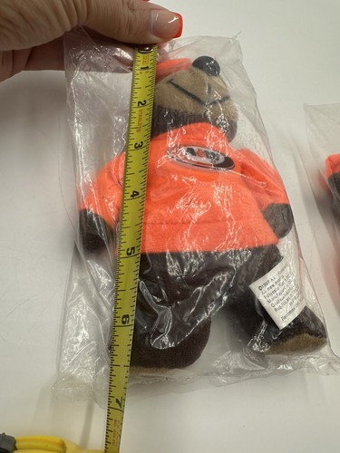 1997 Vintage Alpha Kids A&W Root Beer Bear Orange Shirt Plush Toy NIP -Read! - Picture 9 of 12