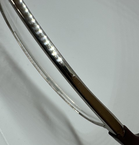 Original Tag Heuer TH 3305 Vollrand Silber/Braun RAR Gestell Frankreich Brille - Bild 13 von 24