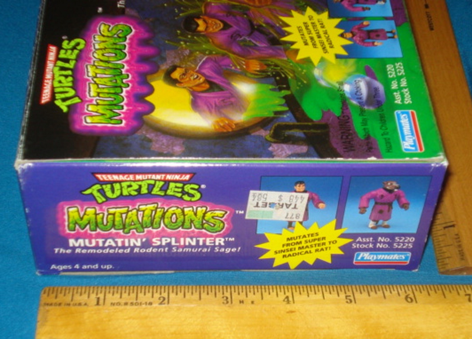 TMNT TEENAGE MUTANT NINJA TURTLES MUTATIN' MUTATIONS MUTATIN' TURTLES Splinter MIB TMNT Boxed HTF c8989b TMNT TEENAGE MUTANT NINJA TURTLES MUTATIN' MUTATIONS MUTATIN' TURTLES Splinter MIB TMNT Boxed HTF c8989b