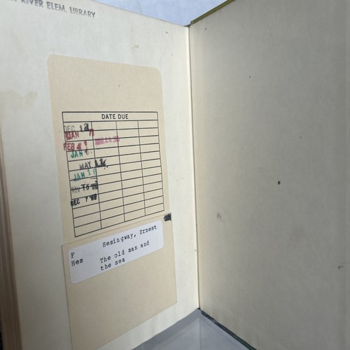 The Old Man and The Sea by Ernest Hemingway, 1969 Scribner School Edition - Picture 7 of 7