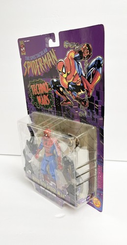 1996 Marvel Spider-Man Techno Wars Hyper Tech Spider-Man Actionfigur - Bild 4 von 7