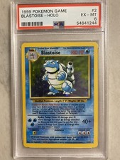 1999 blastoise holo psa 6 EX-MT