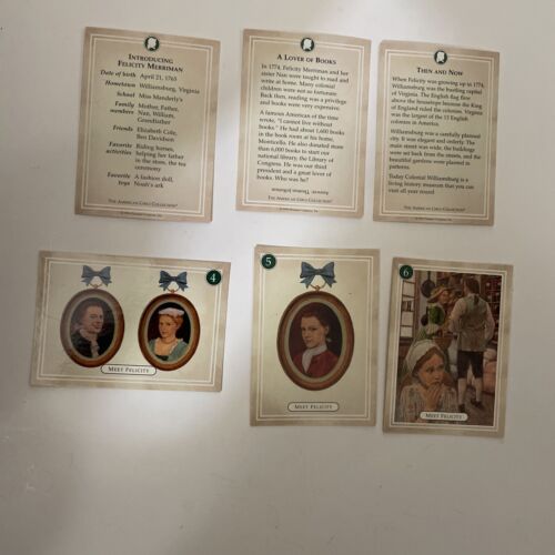 1994 American Girls Trading Cards Felicity Merriman Subset of 60 cards - Picture 2 of 9