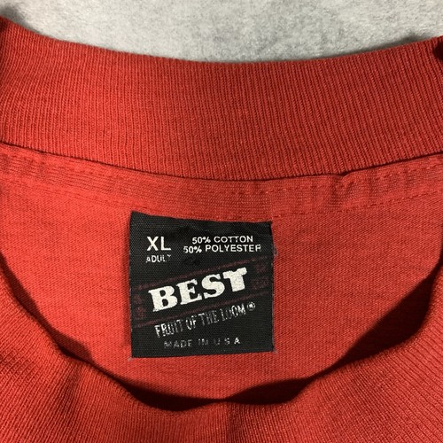 Vintage 90s Karl Kani Jeans T-shirt Adult Size XL Short Sleeve Red Hip Hop USA - Bild 4 von 17